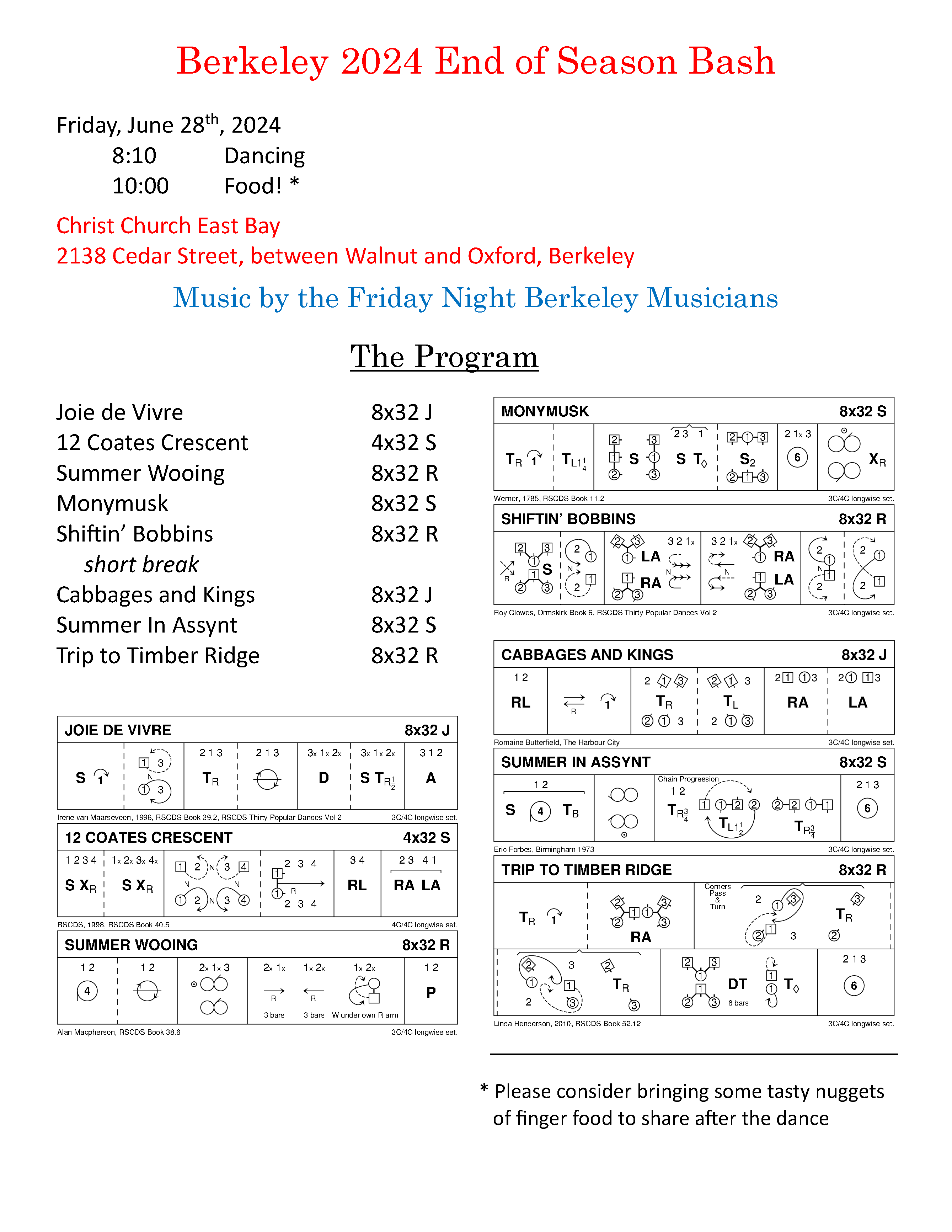 Berkeley End of Season Bash