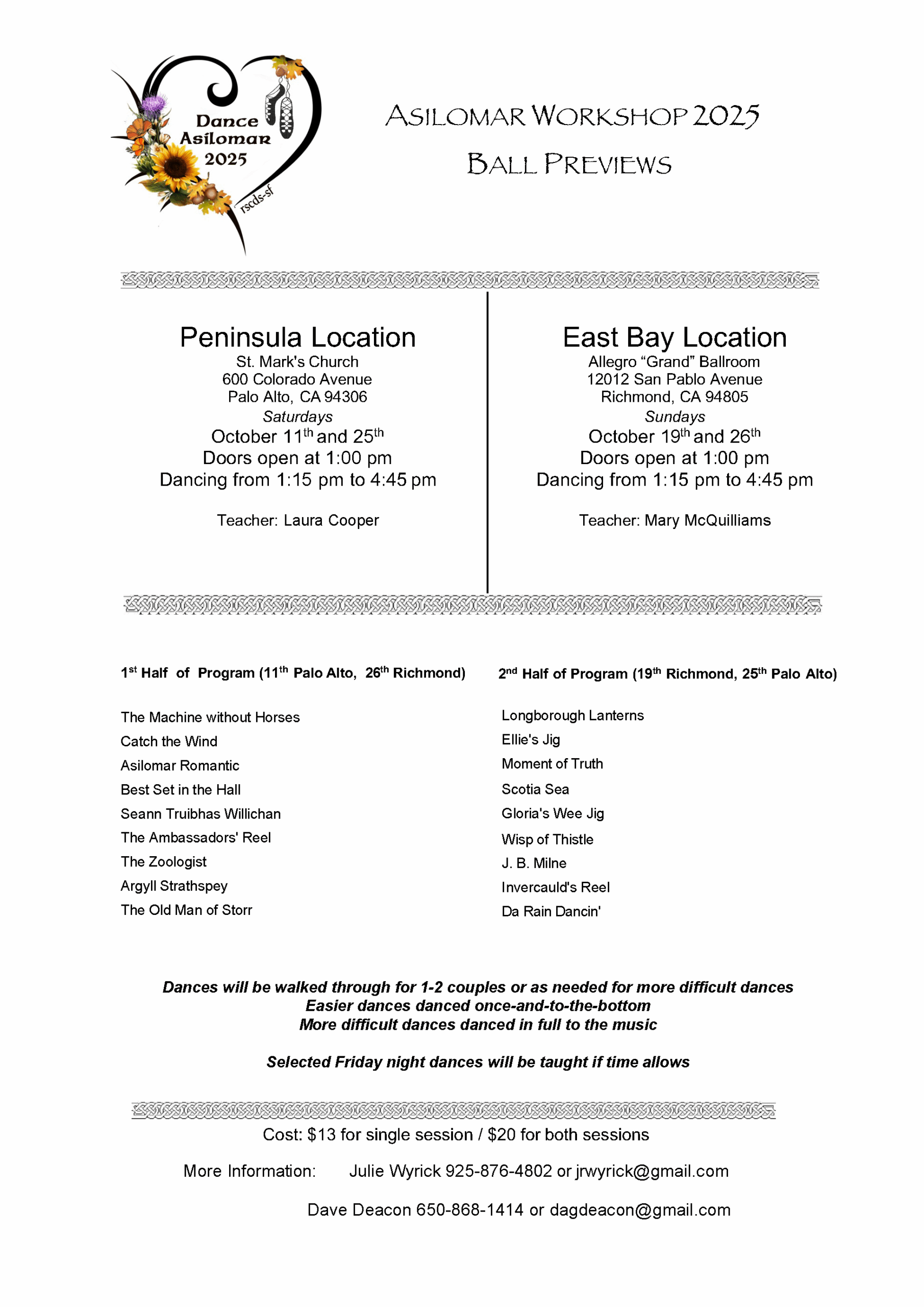 Palo Alto Asilomar Ball Preview