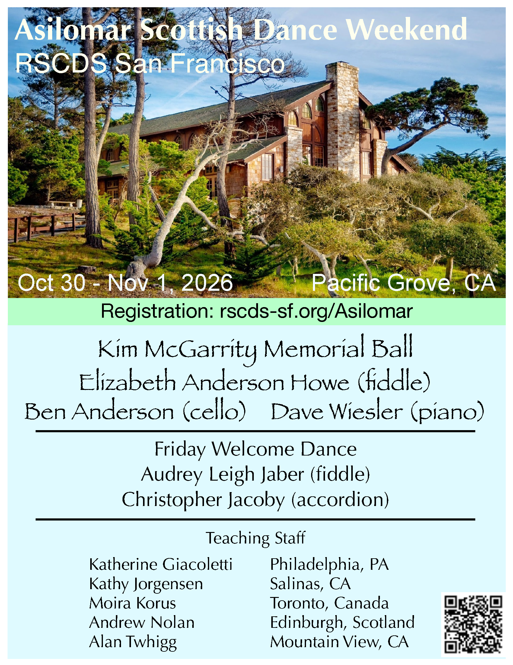 Asilomar Weekend Workshop