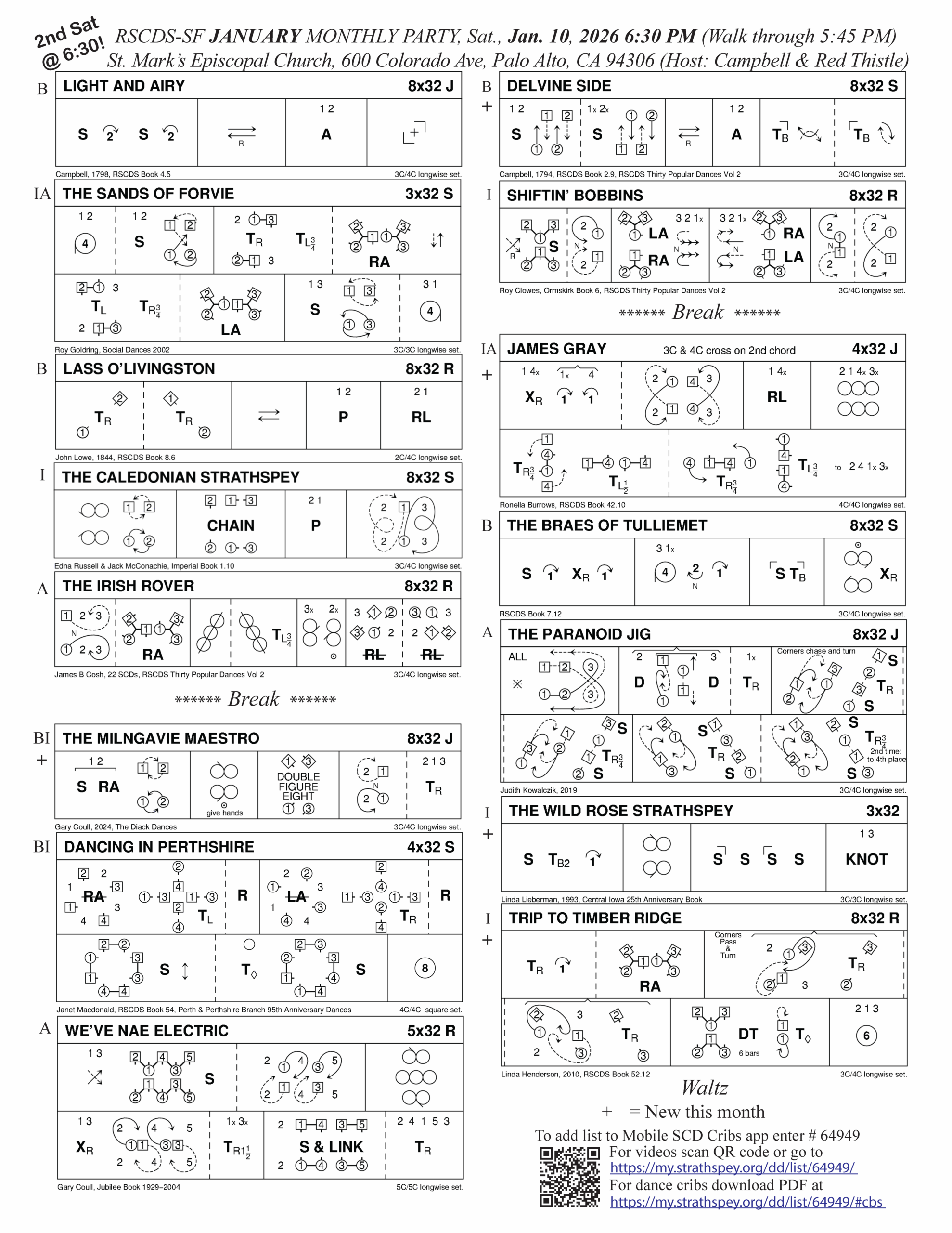 January Monthly Party (Second Saturday)