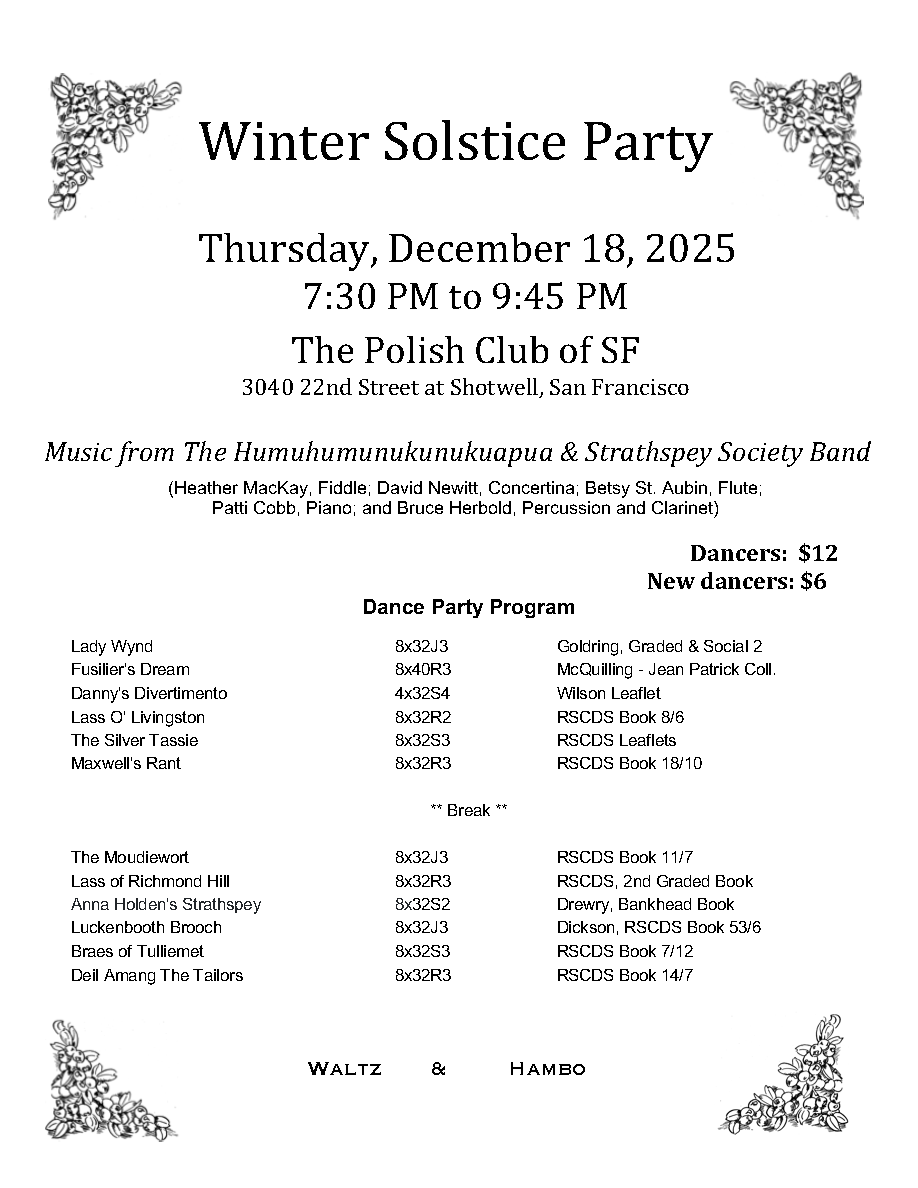San Francisco Winter Solstice Party