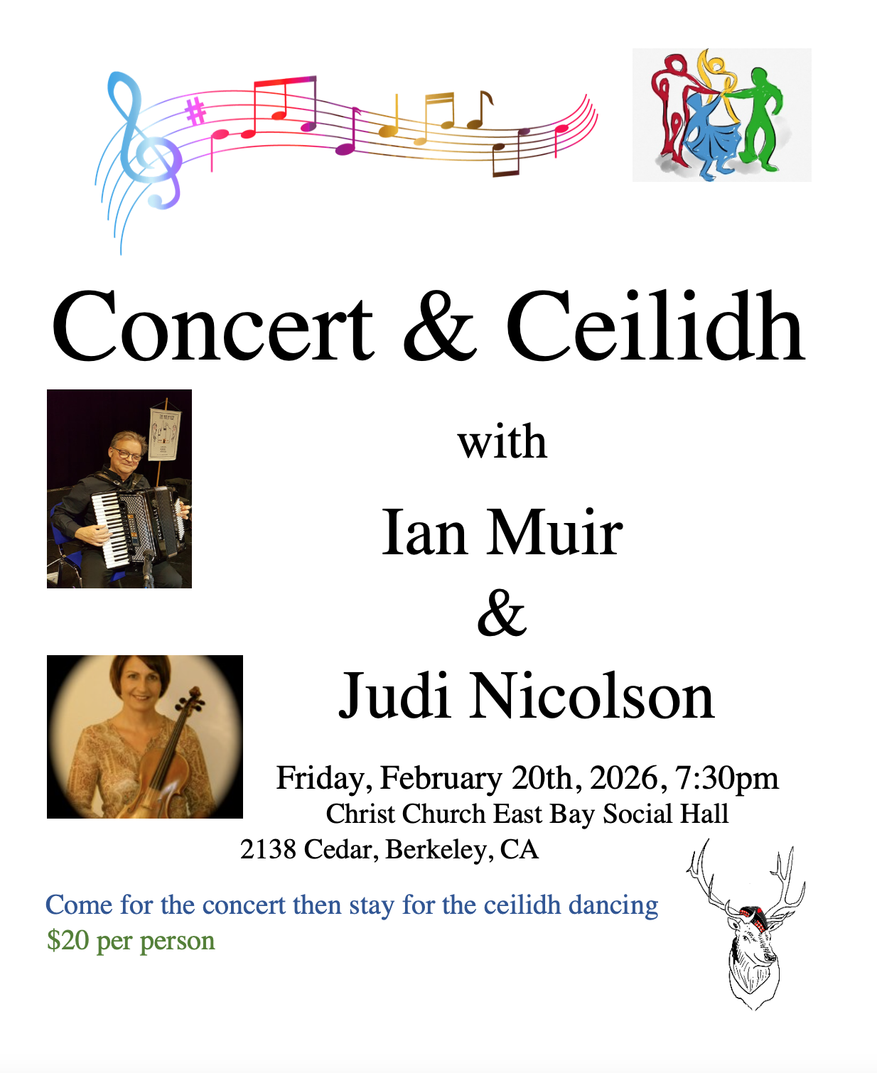 Concert and Ceilidh with Ian Muir and Judi Nicolson