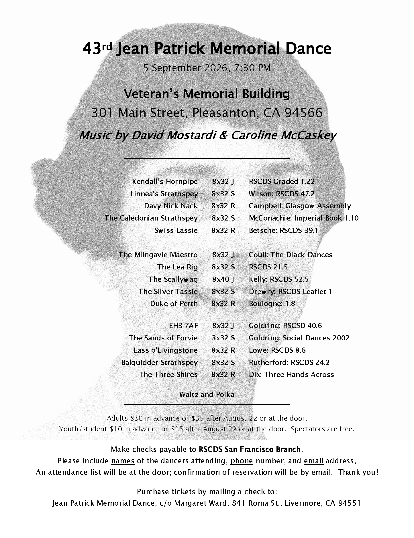 43rd Jean Patrick Memorial Dance